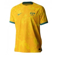 Koszulka piłkarska Australia Strój Domowy MŚ 2022 tanio Krótki Rękaw